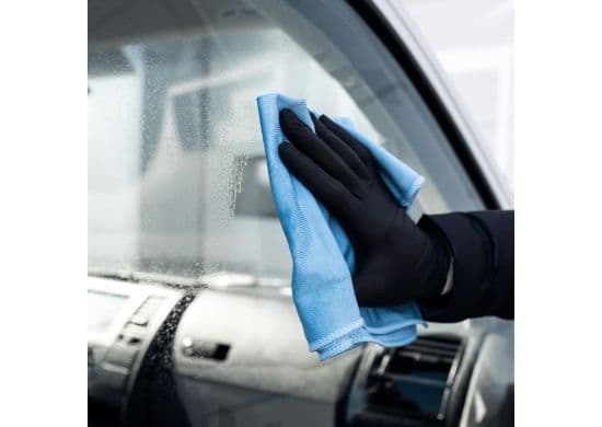  OPTI  blue  מטלית ייבוש למראות וחלונות